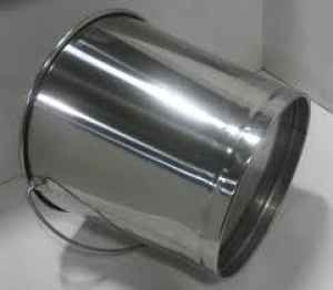 BALDE EM AÇO INOX 304