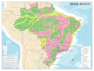 MAPA BRASIL RELEVO