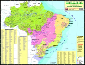 MAPA BRASIL BIOMAS E ÁREAS INDÍGENAS