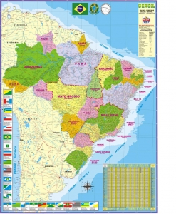 MAPA BRASIL POLÍTICO E RODOVIÁRIO