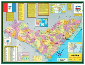 MAPA DO ESTADO DE ALAGOAS POLÍTICO