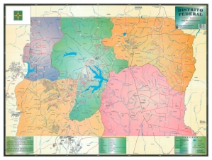 MAPA DO DISTRITO FEDERAL POLÍTICO