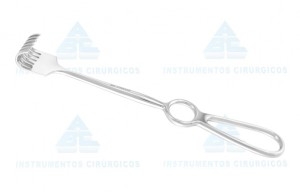 AFASTADOR DE KOCHER C/2 DENTES ROMBOS