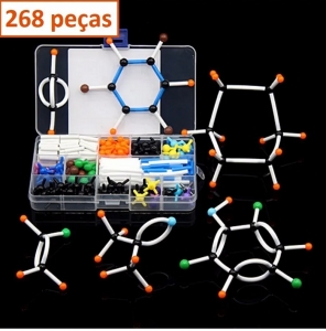 Kit Modelo Molecular Ensino Química...