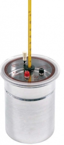 Calorímetro de dois vasos com resistor...